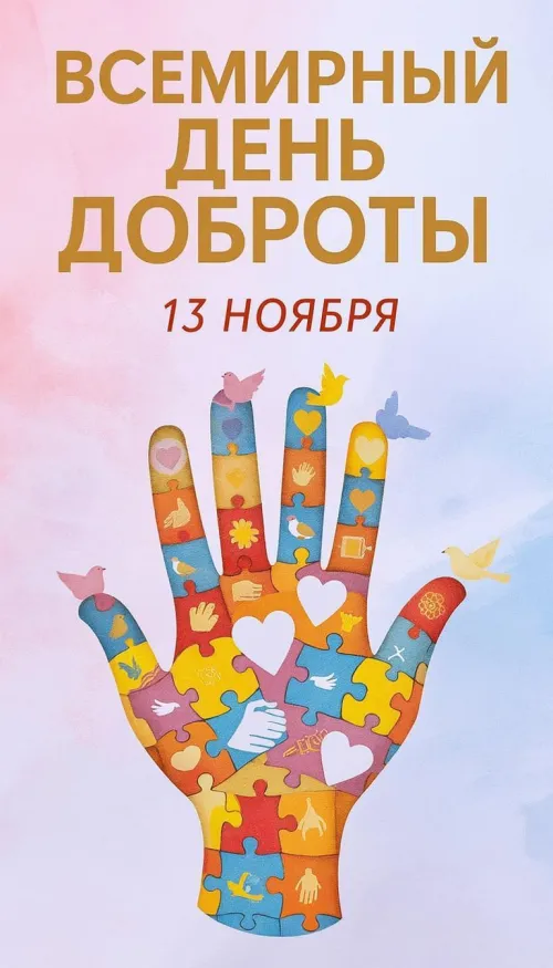 Открытки на Всемирный день доброты (35 картинок). Красивые позитивные картинки со Всемирным днем доброты
